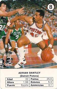 1988 Fournier NBA Estrellas #8 Adrian Dantley Front