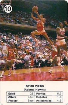 1988 Fournier NBA Estrellas #10 Spud Webb Front