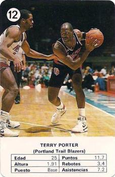 1988 Fournier NBA Estrellas #12 Terry Porter Front