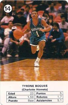 1988 Fournier NBA Estrellas #14 Tyrone Bogues Front