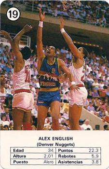 1988 Fournier NBA Estrellas #19 Alex English Front