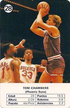 1988 Fournier NBA Estrellas #28 Tom Chambers Front
