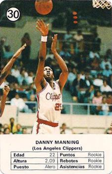 1988 Fournier NBA Estrellas #30 Danny Manning Front