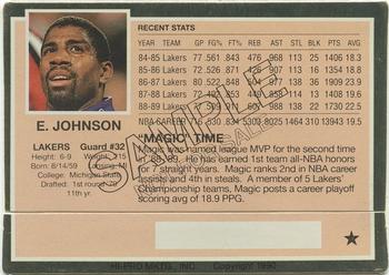 1990 Action Packed Promos #NNO Earvin Johnson Back