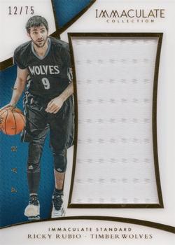 2014-15 Panini Immaculate Collection - Immaculate Standard #IS-RR Ricky Rubio Front
