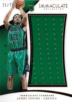 2014-15 Panini Immaculate Collection - Immaculate Standard #IS-JY James Young Front