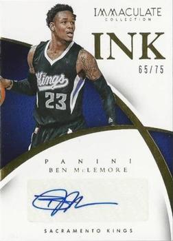 2014-15 Panini Immaculate Collection - INK #8 Ben McLemore Front