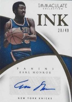 2014-15 Panini Immaculate Collection - INK #16 Earl Monroe Front
