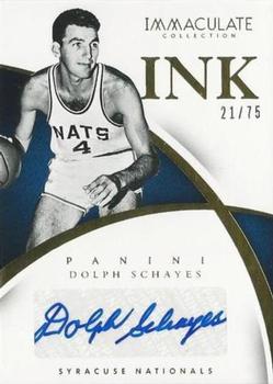 2014-15 Panini Immaculate Collection - INK #40 Dolph Schayes Front