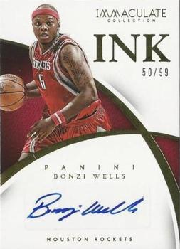 2014-15 Panini Immaculate Collection - INK #44 Bonzi Wells Front
