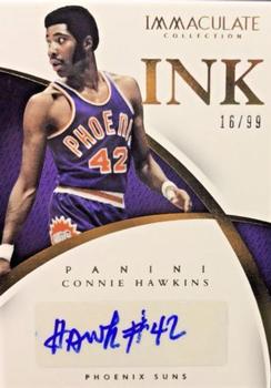 2014-15 Panini Immaculate Collection - INK #48 Connie Hawkins Front