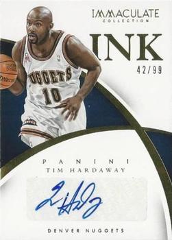 2014-15 Panini Immaculate Collection - INK #67 Tim Hardaway Front