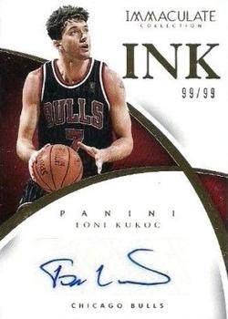 2014-15 Panini Immaculate Collection - INK #69 Toni Kukoc Front
