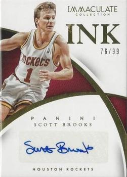 2014-15 Panini Immaculate Collection - INK #73 Scott Brooks Front