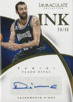 2014-15 Panini Immaculate Collection - INK #75 Vlade Divac Front