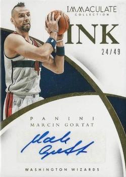 2014-15 Panini Immaculate Collection - INK #80 Marcin Gortat Front