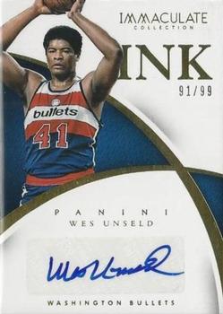 2014-15 Panini Immaculate Collection - INK #81 Wes Unseld Front
