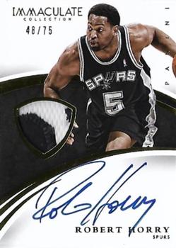 2014-15 Panini Immaculate Collection - Patches Autographs #PA-RH Robert Horry Front