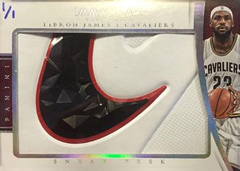 2014-15 Panini Immaculate Collection - Sneak Peek #14 LeBron James Front