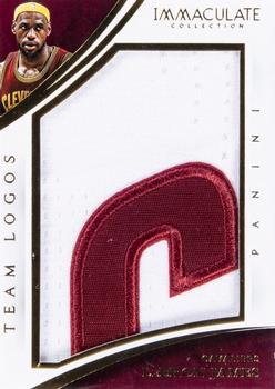 2014-15 Panini Immaculate Collection - Team Logos #63 LeBron James Front