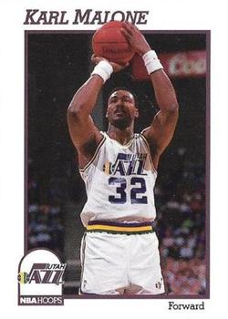 1991-92 Hoops Prototypes #005 Karl Malone Front