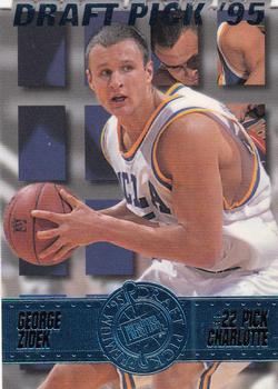 1995 Press Pass Premium Draft Picks - Die Cuts Blue #20 George Zidek Front