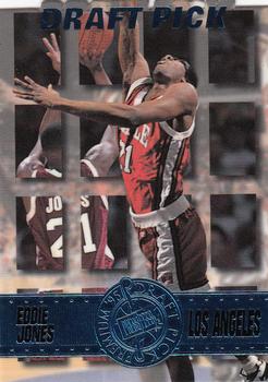 1995 Press Pass Premium Draft Picks - Die Cuts Blue #32 Eddie Jones Front