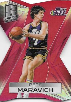 2014-15 Panini Spectra - Red Die Cut Prizms #9 Pete Maravich Front
