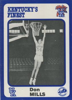 1988-89 Kentucky's Finest Collegiate Collection #73 Don Mills Front