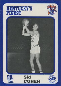1988-89 Kentucky's Finest Collegiate Collection #75 Sid Cohen Front