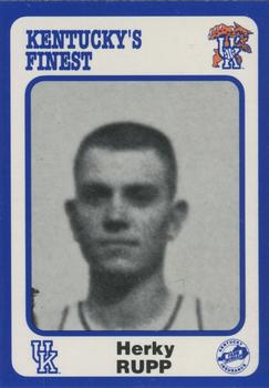 1988-89 Kentucky's Finest Collegiate Collection #78 Herky Rupp Front