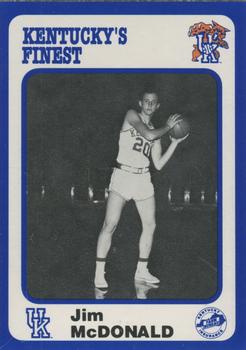 1988-89 Kentucky's Finest Collegiate Collection #80 Jim McDonald Front