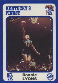 1988-89 Kentucky's Finest Collegiate Collection #99 Ronnie Lyons Front
