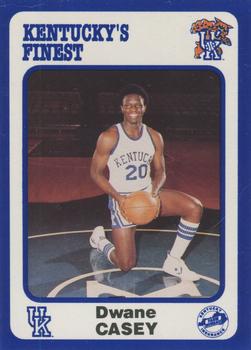 1988-89 Kentucky's Finest Collegiate Collection #110 Dwane Casey Front