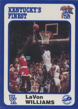1988-89 Kentucky's Finest Collegiate Collection #112 LaVon Williams Front