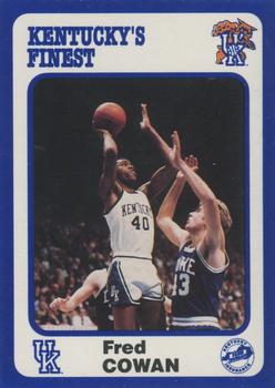 1988-89 Kentucky's Finest Collegiate Collection #114 Fred Cowan Front