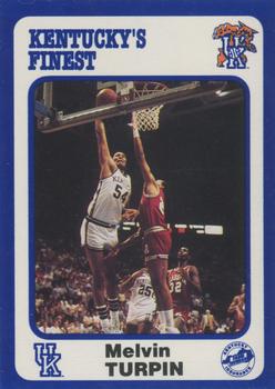 1988-89 Kentucky's Finest Collegiate Collection #123 Melvin Turpin Front