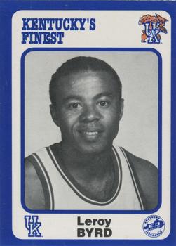 1988-89 Kentucky's Finest Collegiate Collection #128 Leroy Byrd Front
