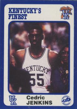 1988-89 Kentucky's Finest Collegiate Collection #129 Cedric Jenkins Front