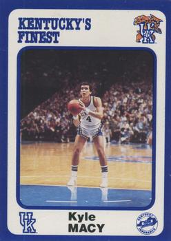 1988-89 Kentucky's Finest Collegiate Collection #155 Kyle Macy Front