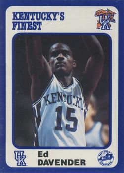 1988-89 Kentucky's Finest Collegiate Collection #160 Ed Davender Front
