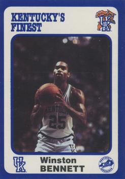 1988-89 Kentucky's Finest Collegiate Collection #168 Winston Bennett Front