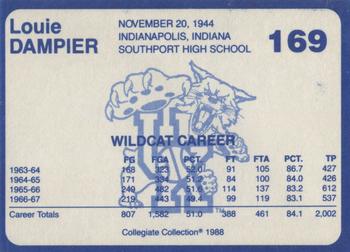 1988-89 Kentucky's Finest Collegiate Collection #169 Louie Dampier Back