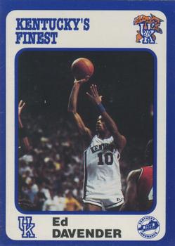 1988-89 Kentucky's Finest Collegiate Collection #187 Ed Davender Front