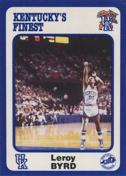 1988-89 Kentucky's Finest Collegiate Collection #191 Leroy Byrd Front