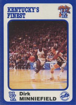 1988-89 Kentucky's Finest Collegiate Collection #205 Dirk Minniefield Front
