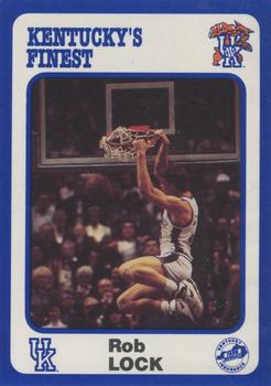 1988-89 Kentucky's Finest Collegiate Collection #210 Rob Lock Front
