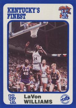 1988-89 Kentucky's Finest Collegiate Collection #218 LaVon Williams Front
