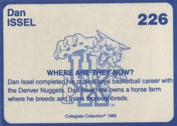 1988-89 Kentucky's Finest Collegiate Collection #226 Dan Issel Back