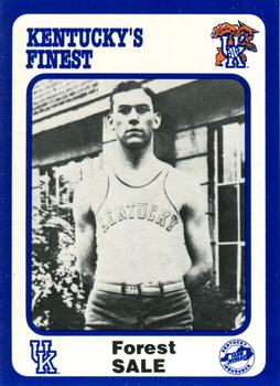 1988-89 Kentucky's Finest Collegiate Collection #19 Forest Sale Front